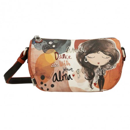 ANEKKE | Sac bandoulière oval "Alma" | Sac femme porté croisé petit format original pas cher