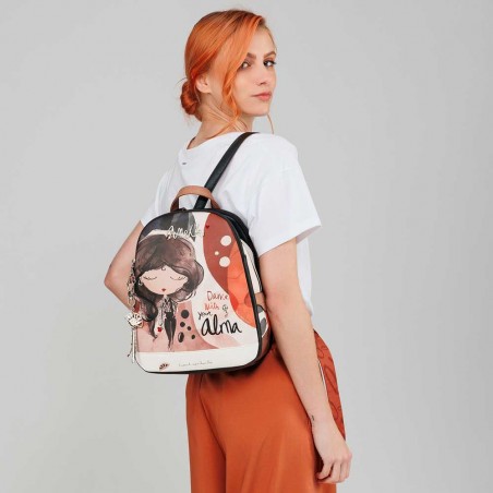 ANEKKE | Sac à dos femme "Alma" | Sac femme ville et loisirs sécurisé design original