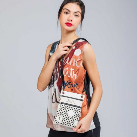 Anekke | Mini sac femme "Lunares" | Pochette téléphone bandoulière porté croisé pas cher