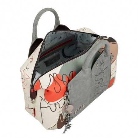 Anekke | Sac à main forme bowling Olé | Sac femme porté main avec bandoulière original pas cher