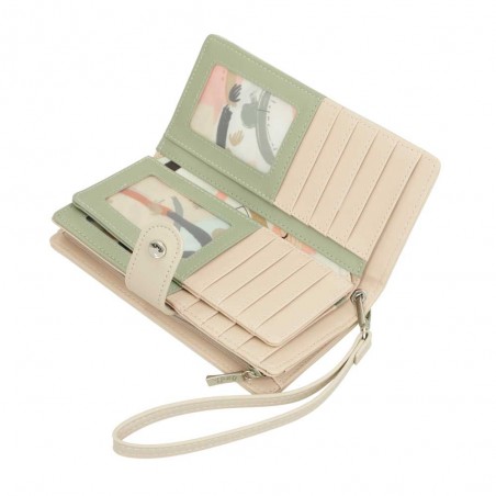 Anekke | Portefeuille tout-en-un femme "Original" beige | Compagnon porte-cartes marque Anekke pas cher