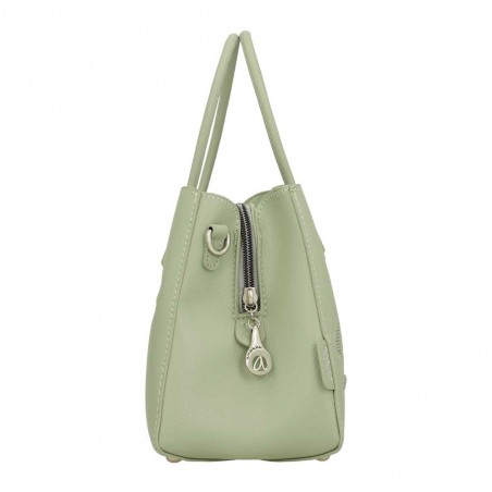 Anekke | Sac à main anses courtes "Original" vert | Sac femme porté main avec bandoulière marque Anekke pas cher