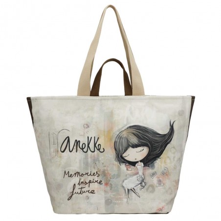 Anekke | Sac de plage femme "Memories" | Sac cabas grand format fourre-tout marque Anekke pas cher